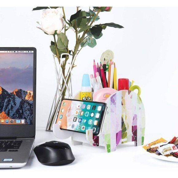 Desk Supplies Organizer,‎ Elephant Pencil Holder - Picture 6 of 8